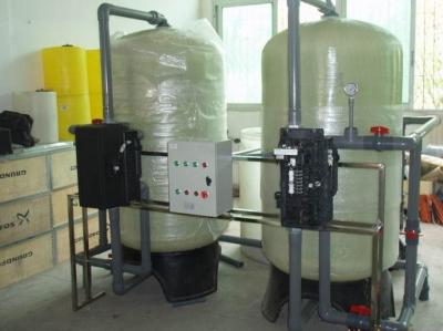 China 80 T/H Carbon Steel Boiler Feed Water Treatment System with CNP / Grundfos Pump for sale