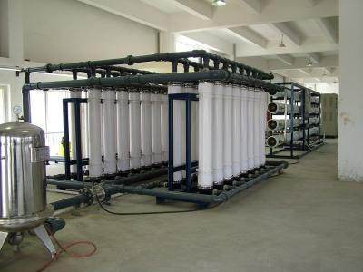 China Auto or Manual Ultrafiltration Membrane System , 10000 L/H Ultrafiltration Water Treatment Plant for sale