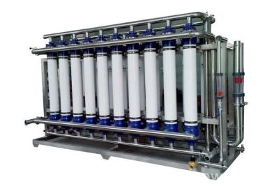 China UPVC / SS Hollow Fiber UF Membrane 500~10000 lph Ultrafiltration Machine for sale