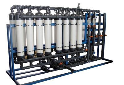 China Drinking Water Treatment Machine / Fresh Water Ultrafiltration System 50% - 57% Recovery Rate for sale