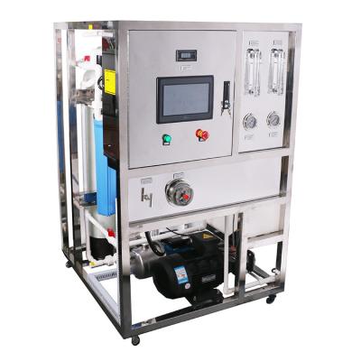 China 0.8 - 1.0Mpa Rated Pressure Seawater Desalination Plant , SS 304 Seawater Reverse Osmosis Plant for sale