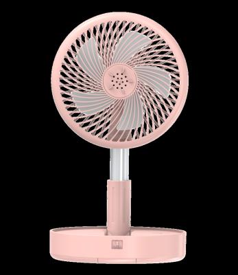 China Folding Fan Power Bank Fee Folding Extendable Fan Portable Handheld Fan with LED Light Lamp for Kids Study for sale