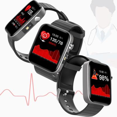 China Wholesale DiGear Touch Screen Thermometer Smart Watch Body Temperature Heart Rate Blood Pressure Measurement Smart Watch For IOS Andr for sale