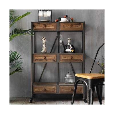 China L'AUTRE 2020 new retro tall shelf, drawer storage cabinet rack for sale