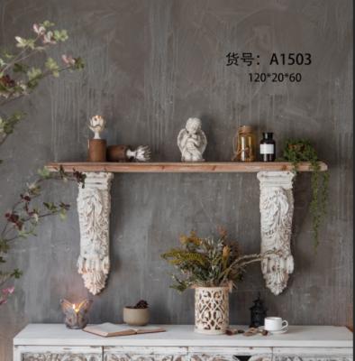 China (Others) Simple Adjustable Wall Hanging Old-fashioned Shelves For Home Storage And Decoration for sale