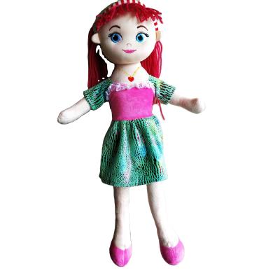 China Cartoon Toy Custom Plush Rag Dolls With Dress Cloth Doll Princess Dolls for sale