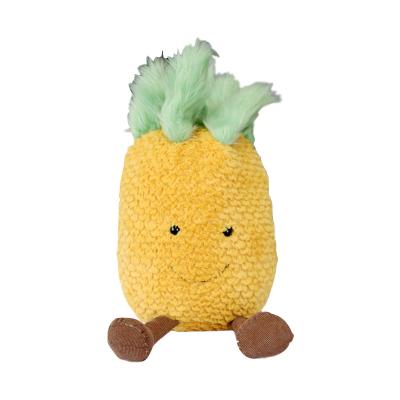 China Eco Friendly Fire Retardant Hot Selling Home Decoration Pillows Super Soft Pineapple Plush Cushion for sale