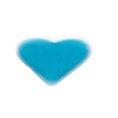 China Customized Medical Eco-friendly PVC Gel Pack Heart Shaped Hot Cold Compress Pads Gel Ice Pack for sale