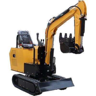 China Hotels Cultivate Garden Cheap China 1 Ton New Mini Excavator Small Digger With Attachments for sale