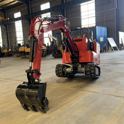 China Hotels Small Mini Excavators Crawler Digger 0.8 Ton Hydraulic Machine 1 Ton 1.5ton 2t Micro Mini Excavator for sale