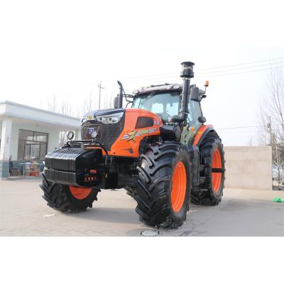 China Cheap Farm Working Machinery China 180HP SD 2204 4WD 4x4 Small Farm Machinery Tractor With Front Loader And Backhoe For SA for sale