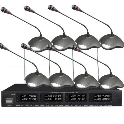 China MiCWL Audio Audio 8 Channel Table Gooseneck Conference Microphone System 8 Desktop Digital Wireless Meeting Room Systems for sale