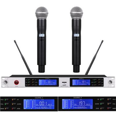 China MiCWL UHF 200 Metal Channel Professional Handheld Wireless Stage Microphone System Professional Wireless Stage Microphone MiCWL Outdoor Karaoke Microfone for sale