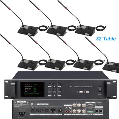 China Desktop Microphones Hign-en 32 Table Digital Video Conference Microphone System 32 Speaker 30 Delegate Unit MiCWL for sale