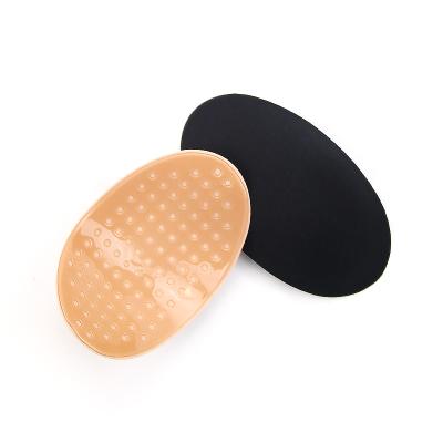 China 1 Pairs Soft Silicone Shoulder Anti Slip Self Adhesive Epaulets For Clothing Dress Accessories for sale