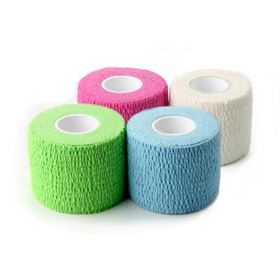 China 95% non-woven; wholesale 5% Spandex Bulk Hot Melt Glue Elastic Adhesive Bandage Hot Support Bandage for sale