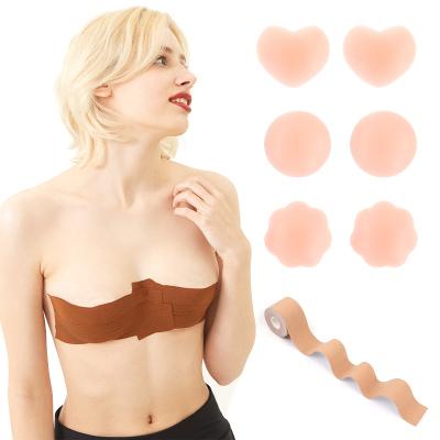 China Adhesive Bra BoobyTape Bra Tape and Nipple Breast Lift Nerd Breast Lift Pies Adhesive Tape for sale