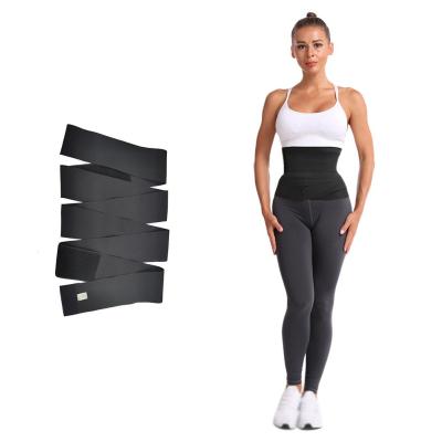 China Breathable Waist Trimmer Slimming Body Shaper Sweat Band Cable Belt for sale