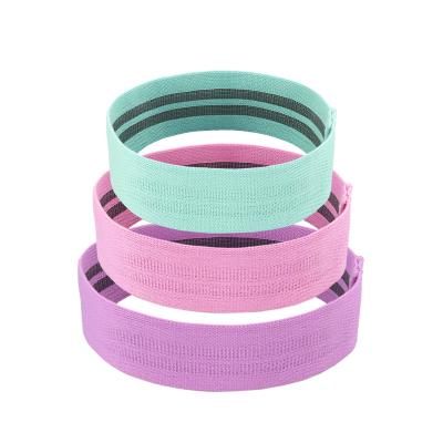 China Clip Color Non-slip Band Sesistance Band Yoga Hip Ring Resistance Band Suit Non-Slip Yoga Training Belt for sale