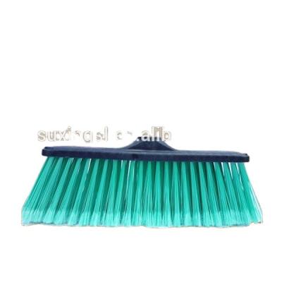 China Chilli Sale Home Market Cleaning Plastic Brush Broom Plastic Head With PP Sweep Main Bristle for sale