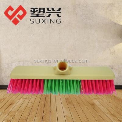 China Home Hard Household PET Cleaning Plastic Cleaning Floor Brush for sale