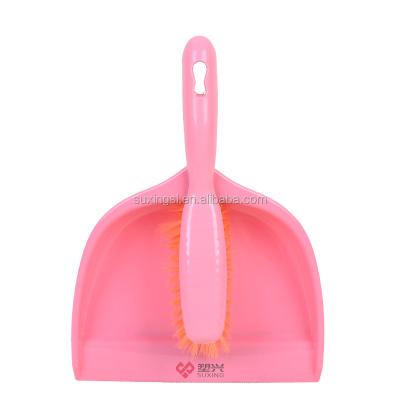 China Mini home table cleaning dustpan with broom for sale