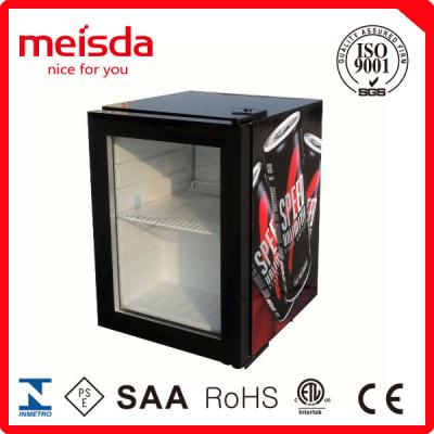 China 21L Compressor Cooling Mini Glass Single Door Counter Top Beer Bottle Juice Cold Drink Display Beverage Showcase Cooler for sale