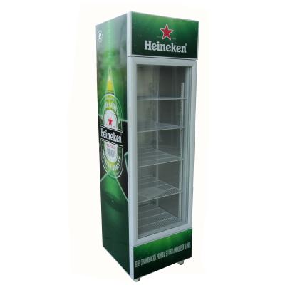 China 235L Supermarket Equipment Beverage Display Cooler Energy Drink Showcase Fridge Upright Chiller SC235B for sale