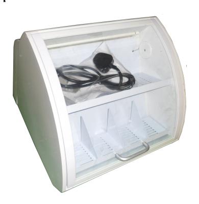 China 15 liter OEM chocolate display cooler with inner led light SC15 for sale