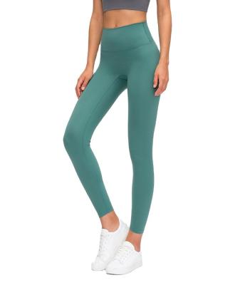 China Antibacterial High Compression Workout Leggings Antibacterial Waist Gym Tights Fitness Tummy Control Yoga Pants for sale