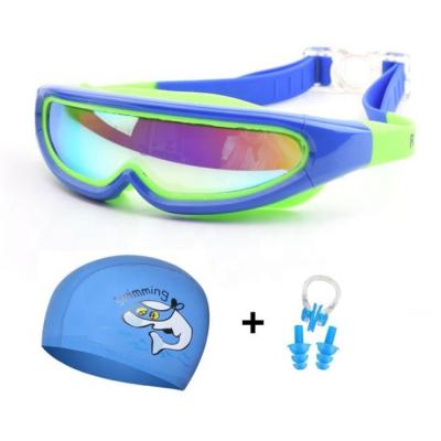 China Child Realsin Boys Professional Girls Swim Eyewear Kids Mask Swim Diving Goggles With Ear Plug Nose Clip for sale