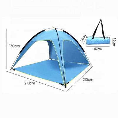 China Extended Type Realsin Sunba Youth Portable Beach Tent Pop Shelter For Sunscreen Finishing And Picnic for sale