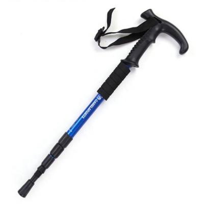 China Realsin Durable Folding Lightweight Shock-absorbing Aluminum Alloy Trekking Poles for sale