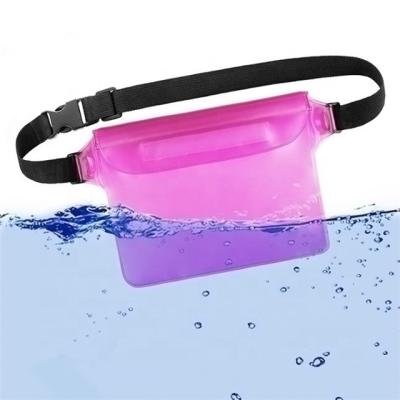 China Phone Touchable Bag Waist Pouch PVC Realsin Screen Dry Bag Waterproof Pouch For Beach Snorkeling Swimming Boating Sailing for sale