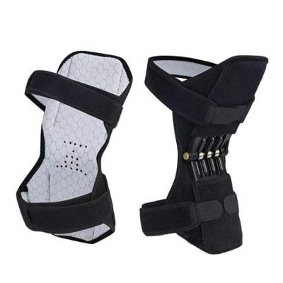 China Realsin Elasticity Newcomers Neoprene Power Lift Spring Adjustable Strength Tool Joint Knee Support Brace Pads for sale