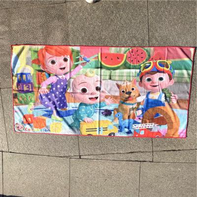 China 2022 cheap dog beach towel organic terry beach towel custom print microfiber beach terry towel for sale