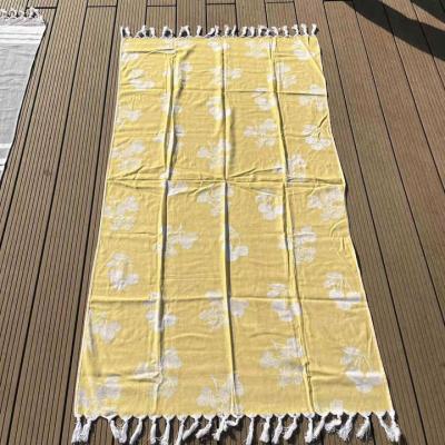 China oversized summer quick dry towel beach turkish beach towel with 100% cotton for sale