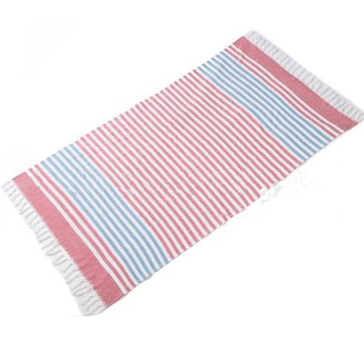 China turkish cotton beach towels made in turkey striped turkish towel sand free beach towel for sale