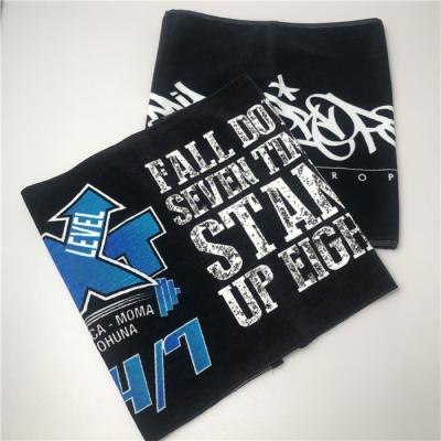 China 2019 new ideas good quality gym towel custom printing sport towel for sale