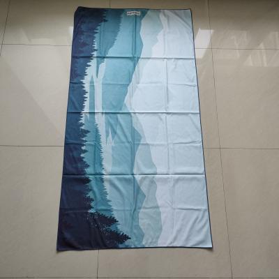 China 2021 best selling sand proof  microfiber towel beach custom printing custom beach towel high quality for sale