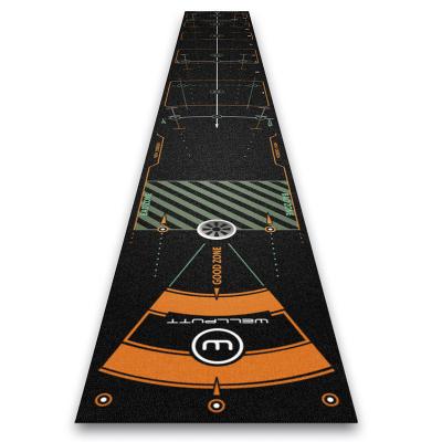 China Custom Dotcom Indoor Practice Training Outdoor & Office Indoor Golf Putting Mat for sale