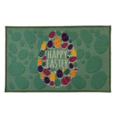 China Reversible Custom Logo Polyester Made Carpets With Commercial Floor Mat for sale