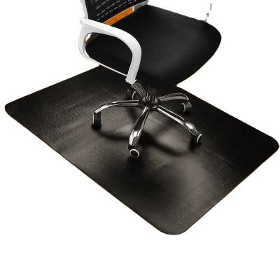 China Reversible PVC Office Chair Mat For Floor And Black Plastic Carpet Mat for sale