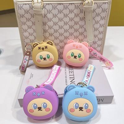 China Fashion factory small bear coin purse girl satchel small wind pendant strong storage box wholesale for sale