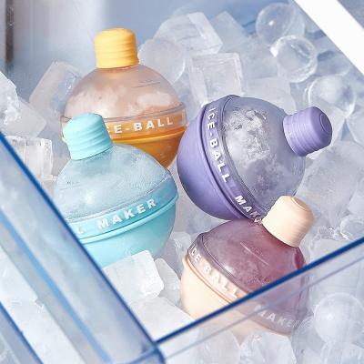 China High Quality New Design Bulb Shape Silicone Ice Maker Tray Vertical Silicone Ice Ball Mold Viable Popsicle Mold for sale