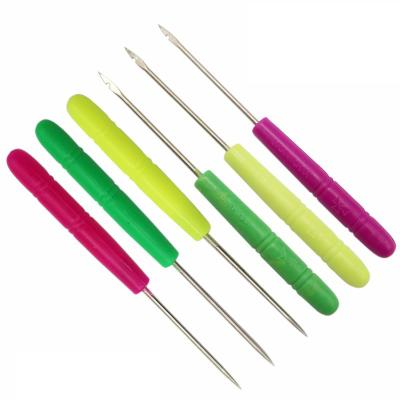 China TH-5669 Wholesale 60 PCS/small Assorted Colored Plastic Box Awl Handle Cheap Price Plastic Awl for sale