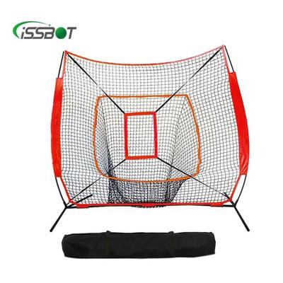 China Polyester Mesh Factory Direct Sales Portable Folding Hitting Practice Net Baseball Goal Baseball Training Net for sale