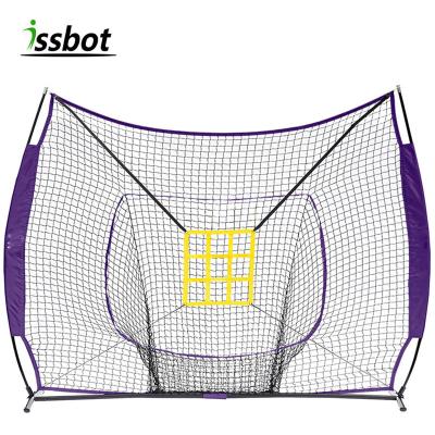 China New Polyethylene Baseball Net For Batting And Throwing 5 x 5 With Portable Practice Net Hitting Area Target for sale