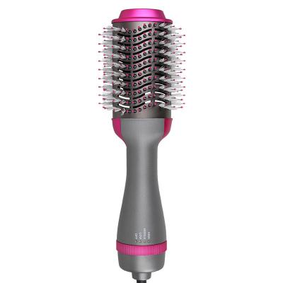 China Hot Gray Professional Fashionable Hair Dryer Brush Ionic Styler Airbrush In Hair Straightener for sale