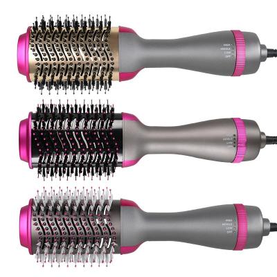 China Gray Professional Fashionable Hot Brush Ionic Styler Hair Dryer Airbrush Styler and Dryer 1000 Watt for sale